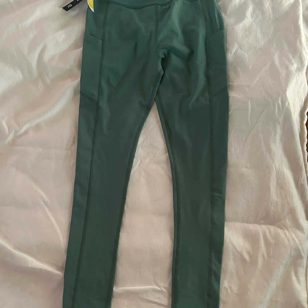 Green Athletic Leggings